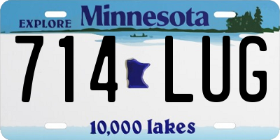 MN license plate 714LUG