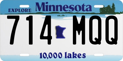 MN license plate 714MQQ