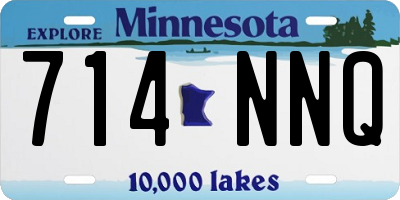 MN license plate 714NNQ