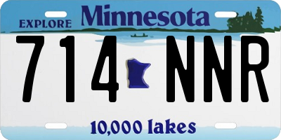 MN license plate 714NNR