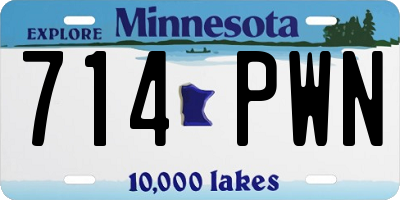 MN license plate 714PWN