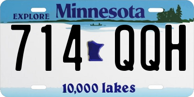 MN license plate 714QQH