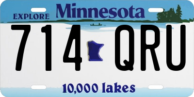 MN license plate 714QRU
