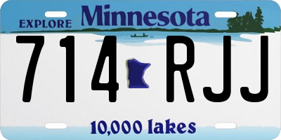 MN license plate 714RJJ