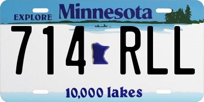 MN license plate 714RLL
