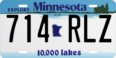 MN license plate 714RLZ