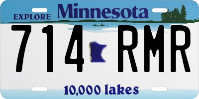 MN license plate 714RMR