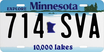 MN license plate 714SVA