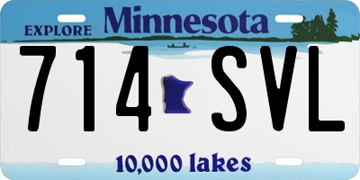 MN license plate 714SVL