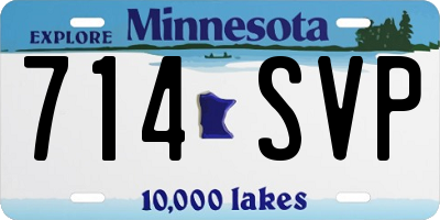 MN license plate 714SVP