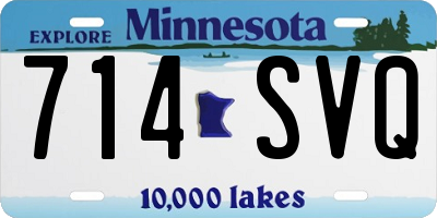 MN license plate 714SVQ