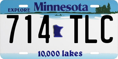 MN license plate 714TLC