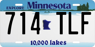 MN license plate 714TLF