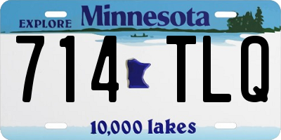MN license plate 714TLQ