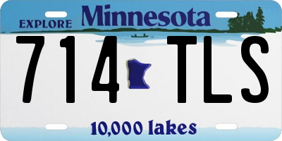 MN license plate 714TLS