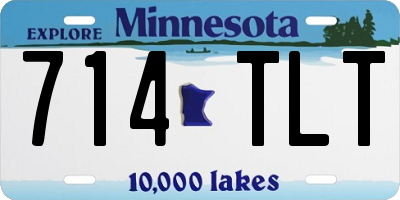 MN license plate 714TLT