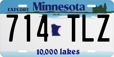 MN license plate 714TLZ