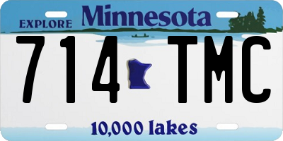 MN license plate 714TMC