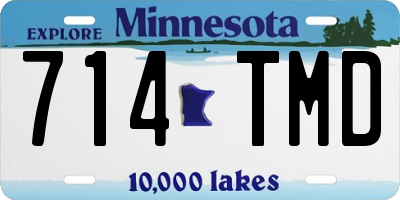 MN license plate 714TMD