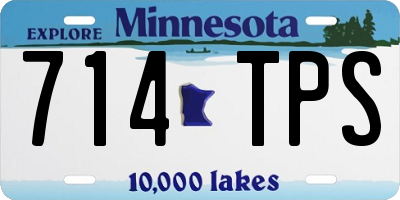 MN license plate 714TPS