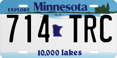 MN license plate 714TRC
