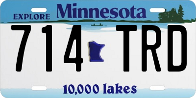 MN license plate 714TRD