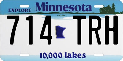MN license plate 714TRH