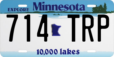 MN license plate 714TRP