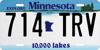 MN license plate 714TRV