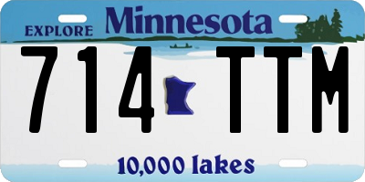 MN license plate 714TTM