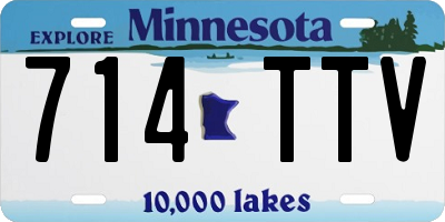 MN license plate 714TTV