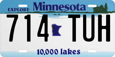 MN license plate 714TUH
