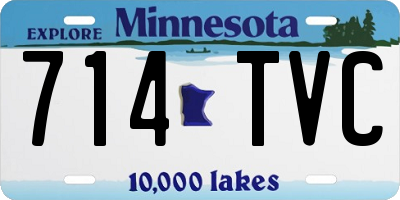 MN license plate 714TVC