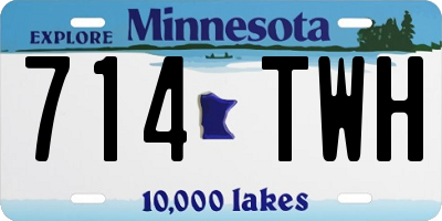 MN license plate 714TWH