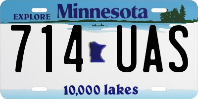 MN license plate 714UAS