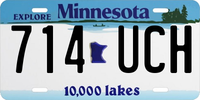 MN license plate 714UCH