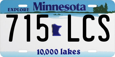 MN license plate 715LCS