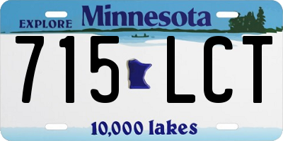 MN license plate 715LCT