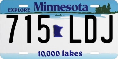 MN license plate 715LDJ