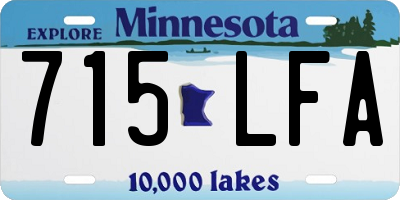 MN license plate 715LFA