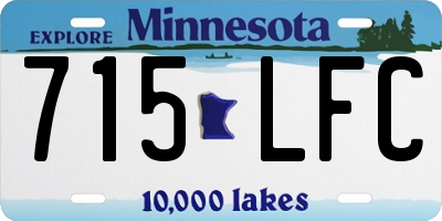 MN license plate 715LFC