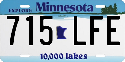 MN license plate 715LFE