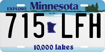 MN license plate 715LFH