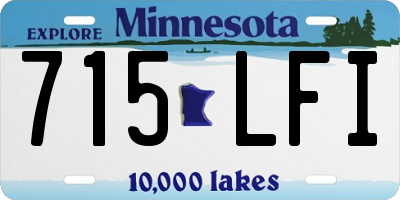 MN license plate 715LFI