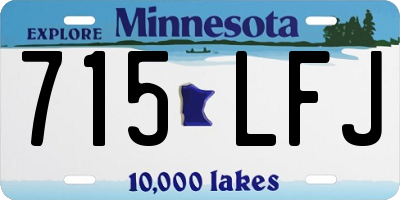 MN license plate 715LFJ