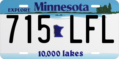 MN license plate 715LFL