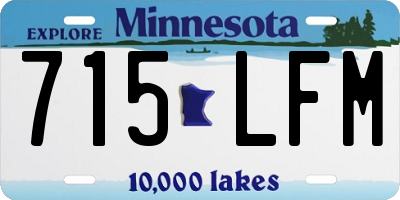 MN license plate 715LFM