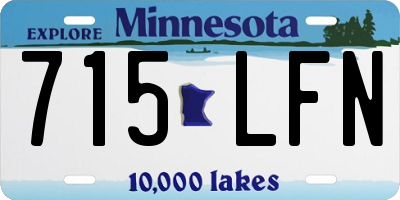 MN license plate 715LFN