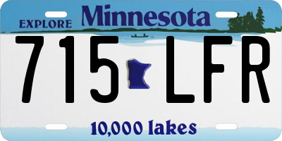 MN license plate 715LFR