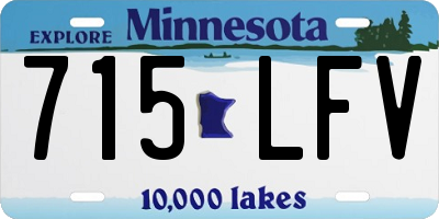 MN license plate 715LFV